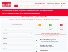 Tablet Screenshot of lalkitabhoroscope.com